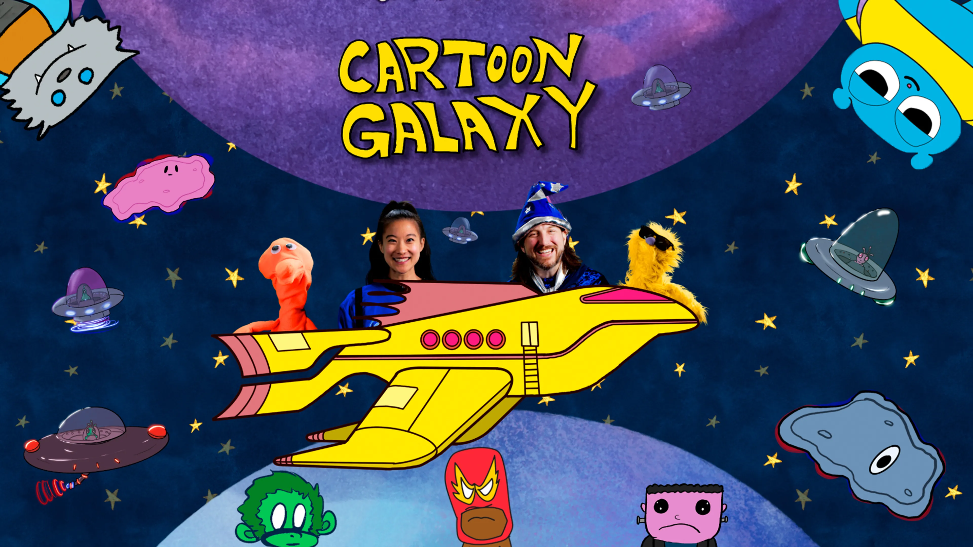 Cartoon Galaxy poster